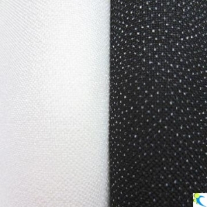 53GSM Plain Woven Interlining,100% Polyester  Double-dot Interlining,Suitable for Over Coat.