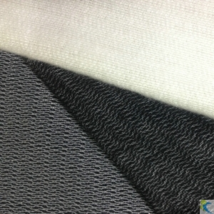R/T Weft-insert Napping Interlining, Fusible/Fusing Facing Fabric for Suits, with PA or PES Powder dot Coating